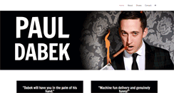 Desktop Screenshot of pauldabek.com