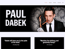 Tablet Screenshot of pauldabek.com